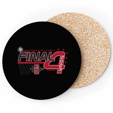 Discover San Diego State Aztecs Final Four 2023 Baetball Coasters