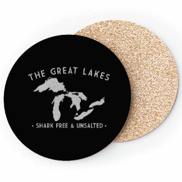 Discover Great Lakes Shark Free And Unsalted Coasters