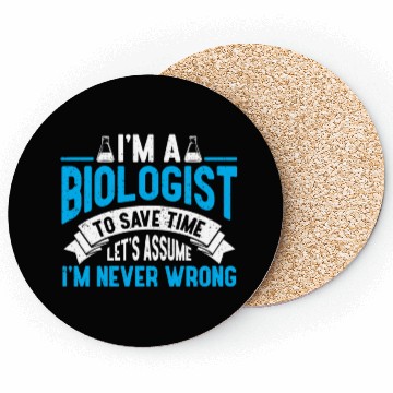 Discover Biology Gift Biologist Coasters