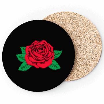 Discover Red Rose Flower Aesthetic Soft Grunge Punk E Coasters