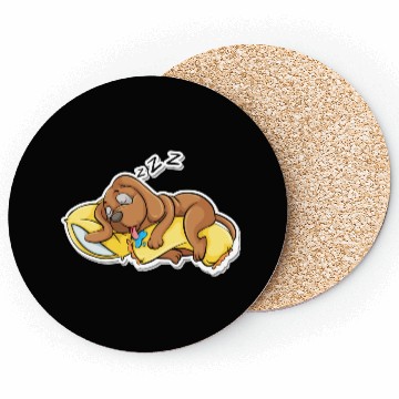 Discover Cute Dog Sleeping Coasters