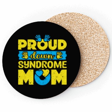 Discover Down Syndrome Awareness Mom T21 World Down Coasters