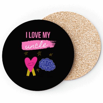 Discover I Love My Uncle s Brain Coasters