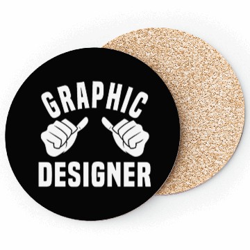 Discover Cool Graphic Designer Costume Coasters