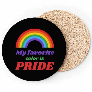 Discover Pride Rainbow Coasters