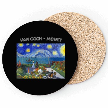 Discover Starry Night Garden At Sainte Adresse Impressionis Coasters