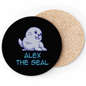 Discover Alex The Seal Coasters