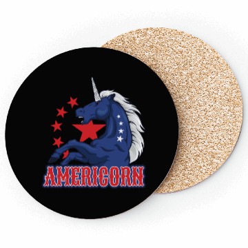 Discover Americorn 4th Of July 1776 Coasters