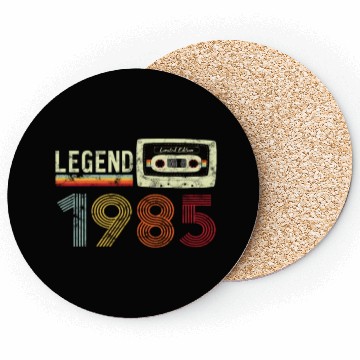 Discover 1985 Geburtstag Vintage Cassette Coasters
