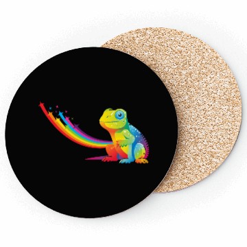Discover Gay Pride Gecko Coasters