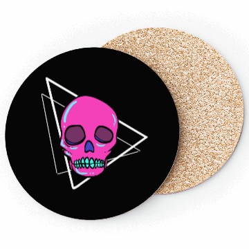 Discover Dead Inside Skull Artist Gift Coasters
