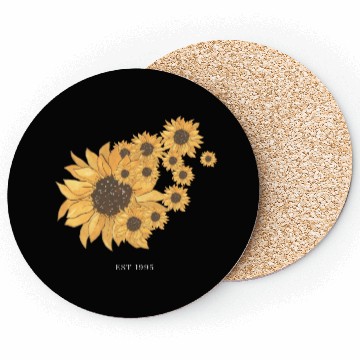 Discover Aesthetic Sunflower Coasters