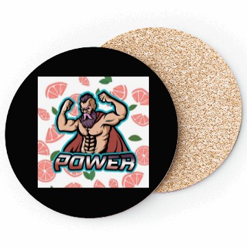 Discover Muscle Man Design Coasters