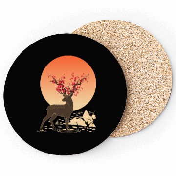 Discover THE SACRED DEER | NATURE HOLY SPIRIT Coasters