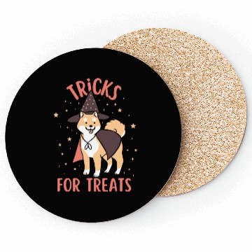 Discover Tricks For Treats Shiba Inu Coasters