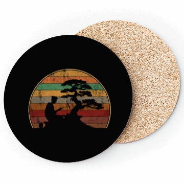 Discover bonsai Japanese Art Coasters