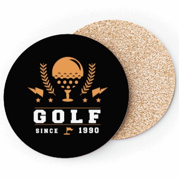 Discover Golf Since 1990 boy Coasters
