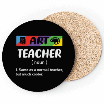 Discover Art Teacher 70s Coasters