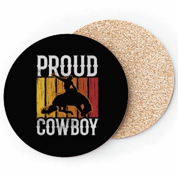 Discover Proud Cowboy Cute Texas Cowboys Sayings Coasters
