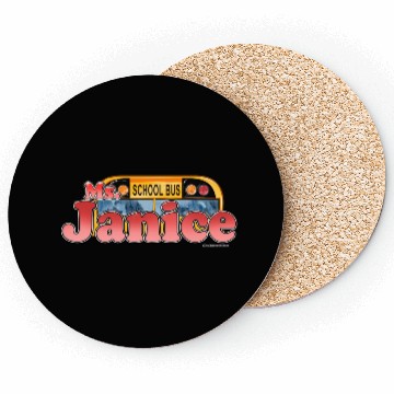 Discover Janice Schoolbus Driver nature Coasters