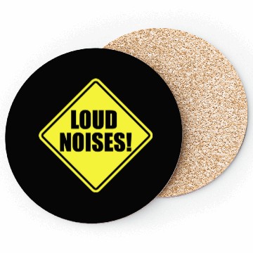 Discover Loud Noises yellow Coasters