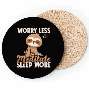 Discover Sloth Lazy Sloth Yoga Coasters