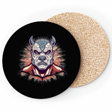 Discover Lucha Libre Mexican Wrestling Mask Luchador Coasters