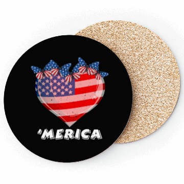Discover Patriotism Merica Pride US Patriots USA Fan Coasters