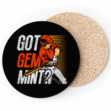 Discover Baseball Card Collector Got Gem Mind? Coasters
