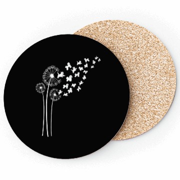 Discover Bichon Frise Dandelion Flower For Dandelions Coasters