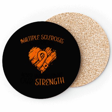 Discover MS Warriors Never Underestimate Our Strength Coasters