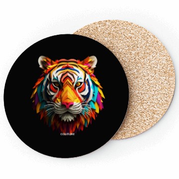 Discover origami tiger Coasters