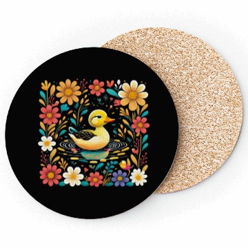 Discover Joyful Duck Pond Coasters