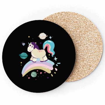 Discover Unicorn rainbow Coasters