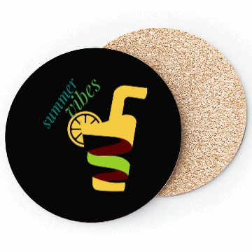 Discover Cool lemon drink summer design Coasters
