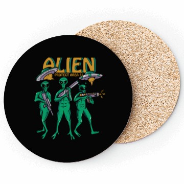 Discover Protect Area 51 Aliens Coasters