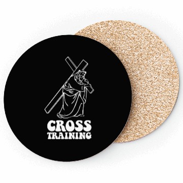 Discover Cross Training Funny Jesus Coasters