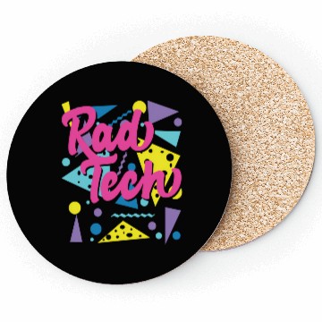 Discover Rad Radiology Tech 80s Fun Py Graduation Coasters
