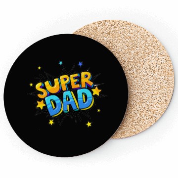 Discover Super dad Coasters