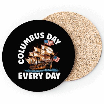 Discover Christopher Columbus Italian American Columbus Day Coasters