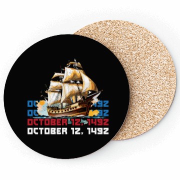 Discover Christopher Columbus Italian American Columbus Day Coasters