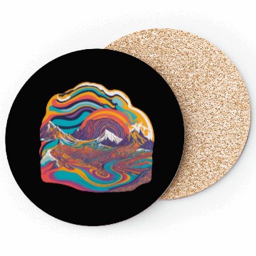 Discover A psychedelic landscape. Coasters