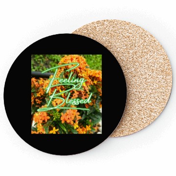 Discover Nature, feeling blessed Coasters