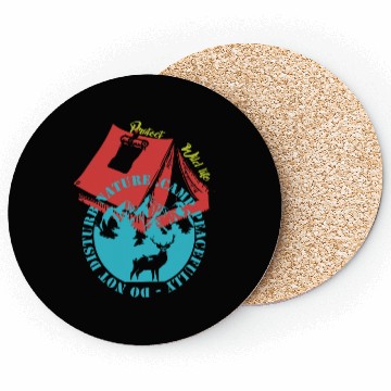 Discover Camp Peacefully Do Not Disturb Nature Coasters