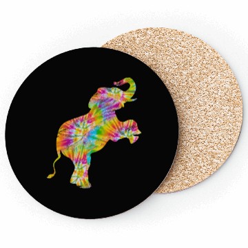 Discover Tie Dye Elephant Lover Coasters