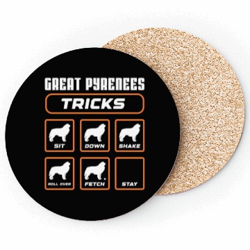Discover Great Pyrenees Tricks Coasters