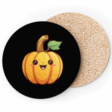 Discover Pumpkin kawaii Coasters