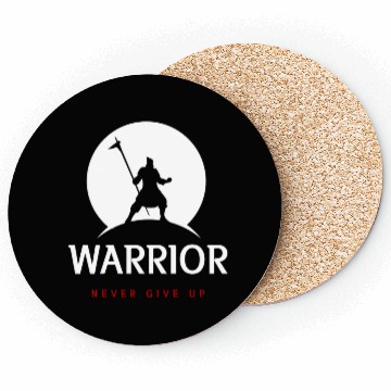 Discover DESIGNWARRIOR Never Give Up Coasters