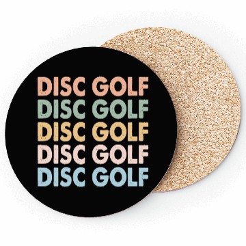 Discover disc golf funny Coasters