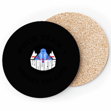 Discover Puck Yeah ! Hockey Forever Coasters